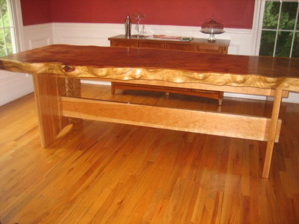 Rick Price Redwood Slab Table